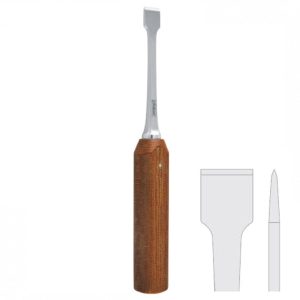 Osteotome splitting Arnett 7mm, 215mm