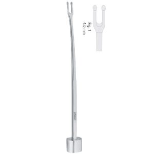 Obwegeser Osteotom do przegrody nos. z podziałką zagięty 4mm/185mm