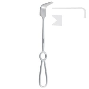 Retractor nasal bridge Sailer 50x15/20mm, 235mm