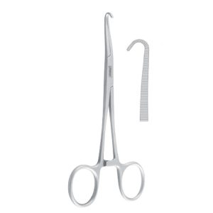 Forceps wire catching Sailer large-curved 155mm