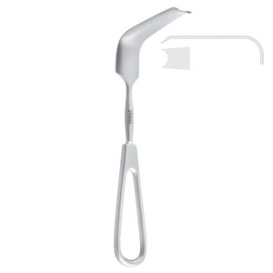 Retractor third molar Obwegeser 70x13/23mm, 170mm