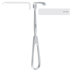 Obwegeser Hak do tkanek miękkich wklęsły zag.w dół 80x16mm/170mm