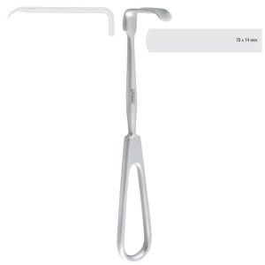 Obwegeser Hak do tkanek miękkich wklęsły zag.w dół 70x14mm/170mm