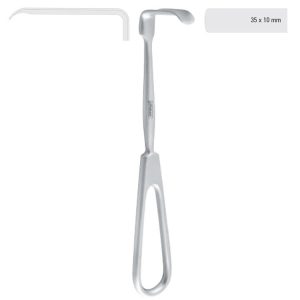 Obwegeser Hak do tkanek miękkich wklęsły zag.w dół 35x10mm/170mm