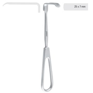 Obwegeser Hak do tkanek miękkich wklęsły zag.w dół 25x7mm/170mm