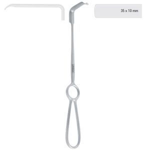 Obwegeser Hak do tkanek miękkich wklęsły zag.w dół 35x10mm/220mm