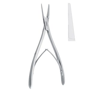 Forceps bone cutting Tessier straight 205mm