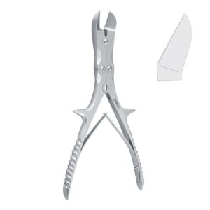 Forceps bone cutting Tessier x-action 215mm