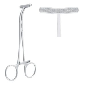 Clamp scalp Tessier atraumatic 135mm