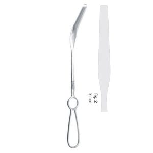 Retractor ramus medial Burton 8mm, 300mm