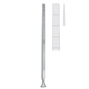 Epker Osteotom z podziałką prosty 4x180mm