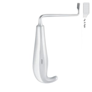 Mobilizer maxillary Tessier fig.2L right 150mm