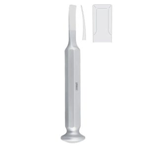 Osteotome bone graft Tessier curved 10mm, 160mm