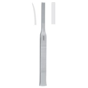 Tessier Osteotom zagięty, płaski uchwyt 3.5mm/160mm