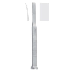 Tessier Osteotom zagięty, płaski uchwyt 10mm/165mm