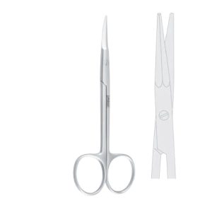 Scissors undermining Tessier curved 130mm