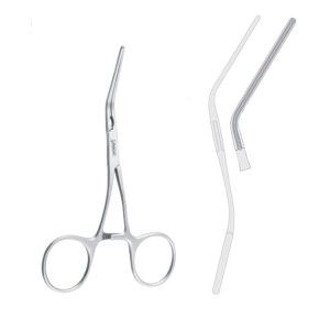 Forceps TMJ disc/bi-laminar zone Falcon atraumatic 90° 100mm