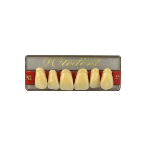 Estetic zęby akrylowe przednie górne fason 41, kolor N2, 6 szt.