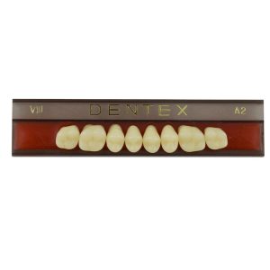 Zęby akrylowe boczne górne VIII, kolor A2, 8 szt.