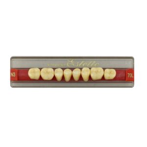 Estetic zęby akrylowe boczne dolne 70, kolor N3, 8 szt.