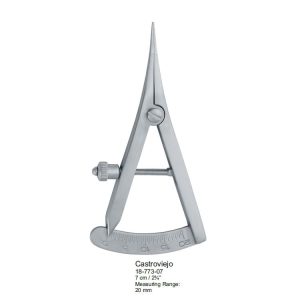 Miarka Castroviejo 0-20mm, 75mm