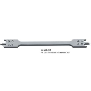 Pozycjoner do zamków stal nierdzewna .022"