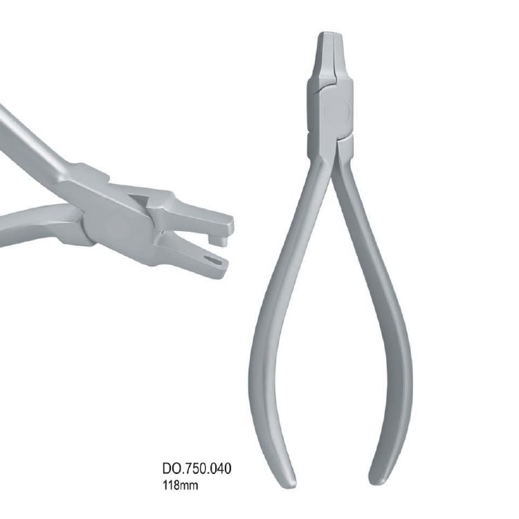 Kleszcze / Dziurkacz kształt łzy do aparatów retencyjnych 118mm