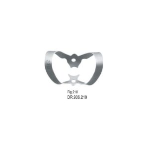 Klamra do koferdamu do zębów przednich fig. 210