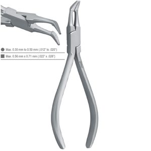 Kleszcze Weingart kątowe 45°