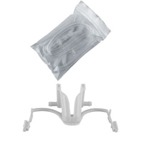 Tongue guard with position block 2 pieces of silicone tube and Y - pipe, DS.424.050