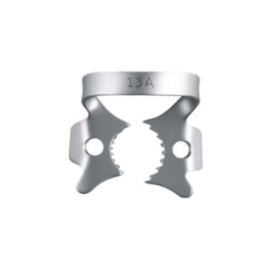 Klamra do koferdamu do zębów trzonowych fig. 13A