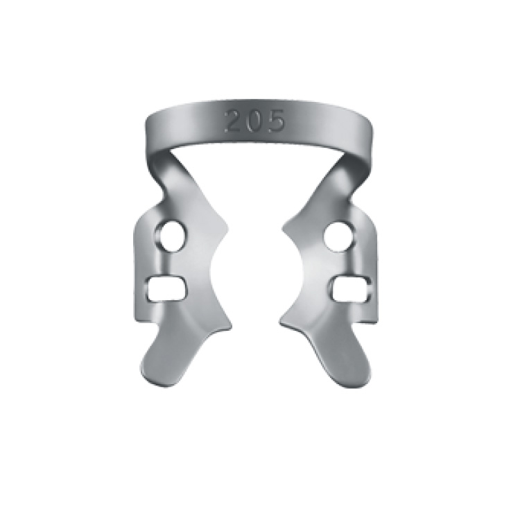 Klamra do koferdamu do zębów trzonowych fig. 205