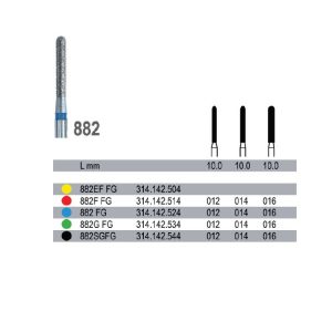 Wiertło diamentowe na turbinę, nasyp średni, 882.314.142.524.016