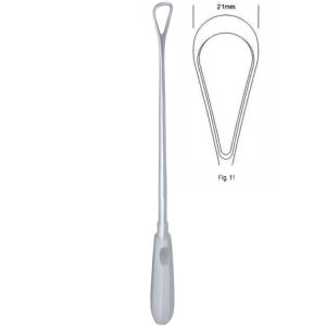 Skrobaczka maciczna Recamier tępa-sztywna 21mm 310mm fig.11