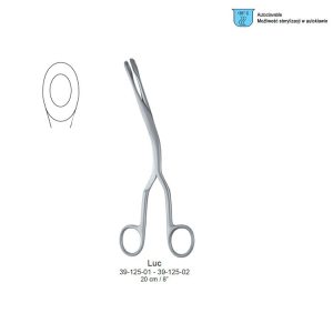 Kleszczyki Luc do przegrody nosowej, owalne 9x11mm/200mm fig.1