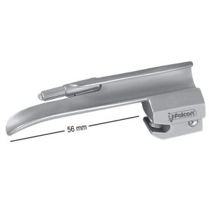 Łyżka Miller z oświetleniem Ledowym dla noworodków 78mm fig.0