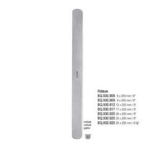 Spatula abdominal Ribbon 17mm, 200mm