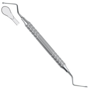 Classic-Lite Bone curette de Lucas serrated fig. 84