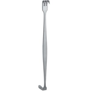 Hak Baby Senn-Miller dwustronny, ostry 150mm