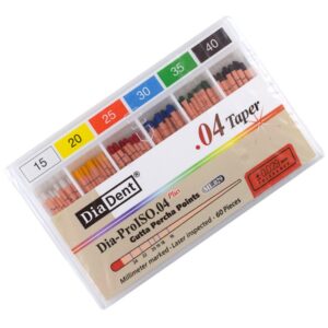 Ćwieki gutaperkowe o odchodzeniu .04 nr. 45 (Opak. 60 szt.)