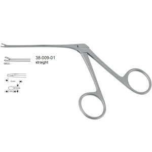 Kleszczyki uszne mikro proste 1.0x0.9mm/80mm