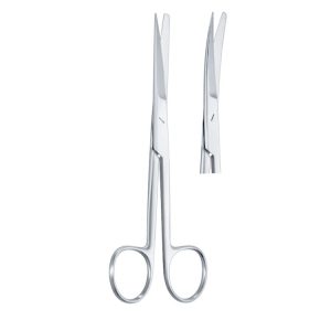 Nożyczki operacyjne Deaver tępo-ostre zagięte 140mm
