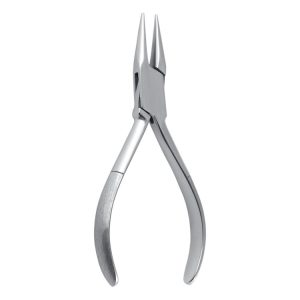 Cęgi optyczne z zaokrąglonymi ostrzami 135mm