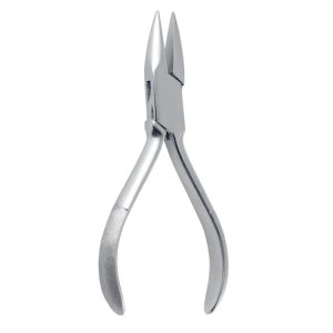 Cęgi optyczne z płaskimi ostrzami 140mm