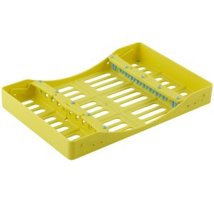 Kasetka plastikowa, możliwość sterylizacji w autoklawie żółta 210 x 138mm