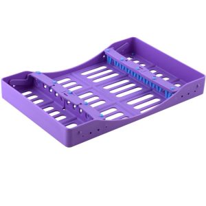 Kasetka plastikowa, możliwość sterylizacji w autoklawie lawendowa 210 x 138mm