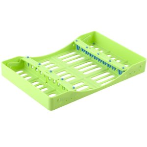 Kasetka plastikowa, możliwość sterylizacji w autoklawie zielona 210 x 138mm