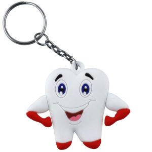Breloczki do kluczy, ząb uśmiech 4