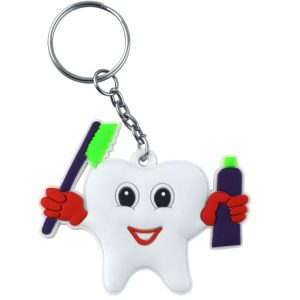 Breloczki do kluczy, ząb uśmiech 2