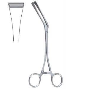 Kleszczyki Green-Armytage wygięte na bok 200mm